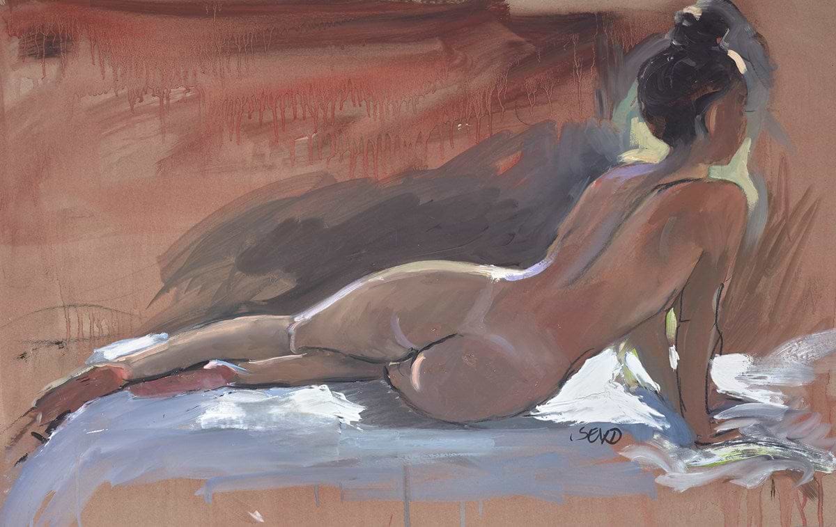 Reclining Nude Study