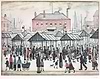 Market Scene in a Northern Town -/750