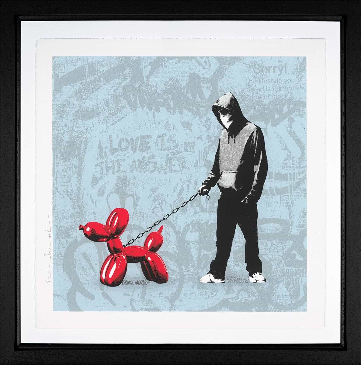 Banksy Dog Walker | Mr. Brainwash - Clarendon Fine Art