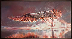 River Hawk, Osprey in Flight (Framed)