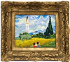 Wheat Field with Sky Rockets