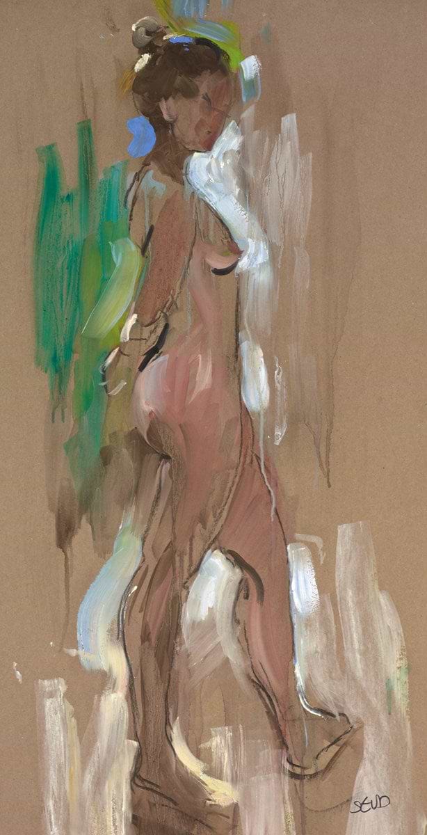 Nude Study With Green