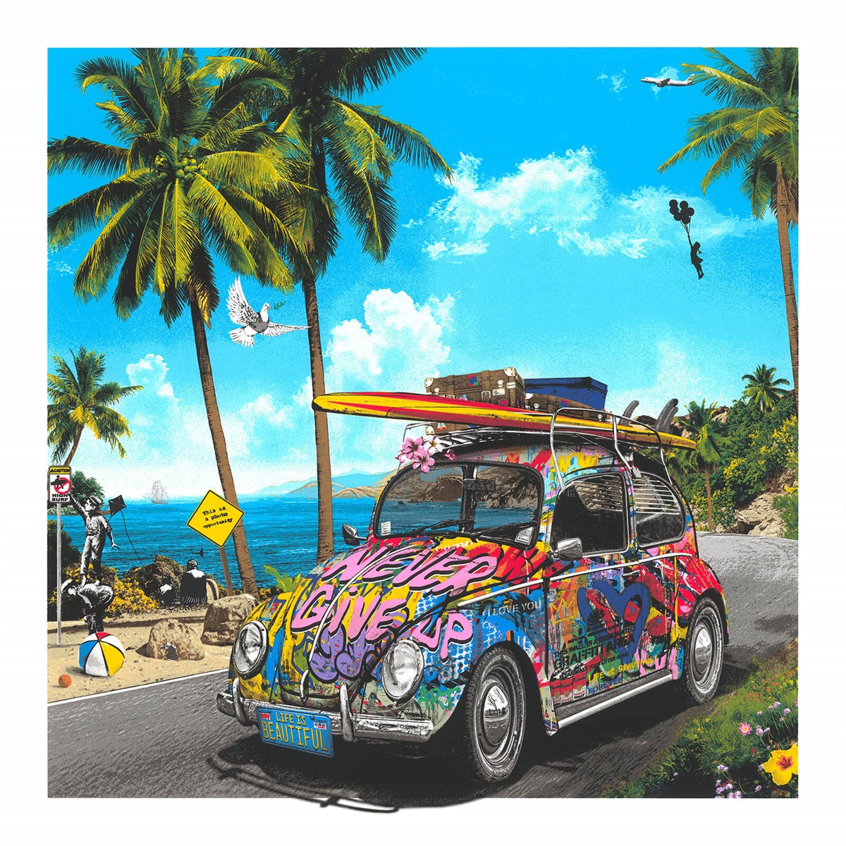 Beach Bug | Mr. Brainwash - Clarendon Fine Art