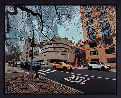 Guggenheim, New York (Framed)