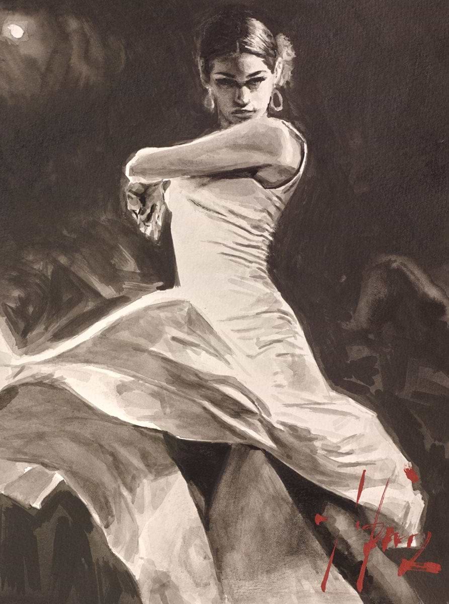 Flamenca En Blanco