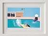 Making a Splash (Framed)