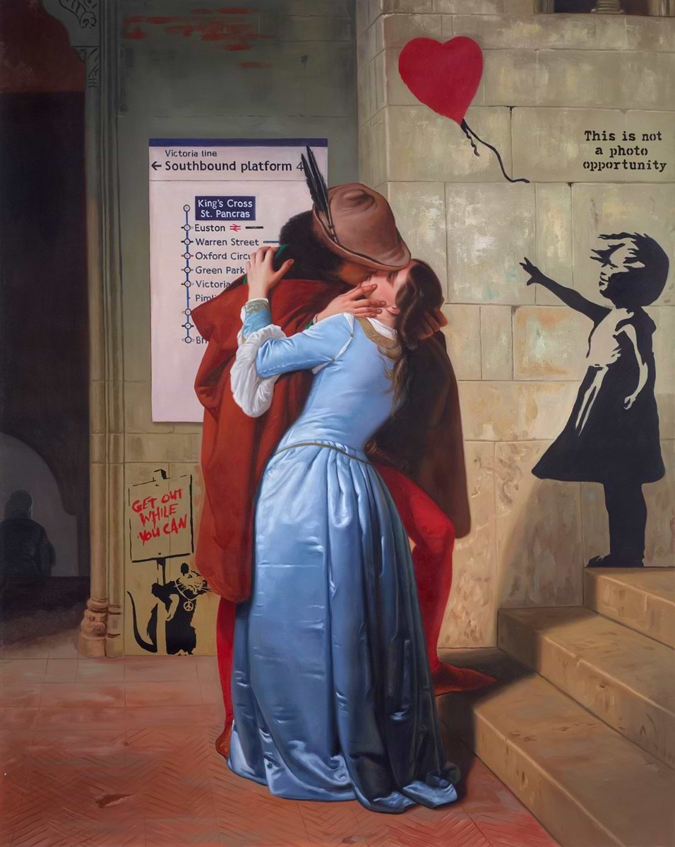 The Urban Kiss IV | Leo Manelli – Clarendon Fine Art
