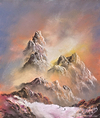 Snow-Kissed Mountain Tops