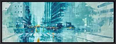 New York fading blue VII (Framed)