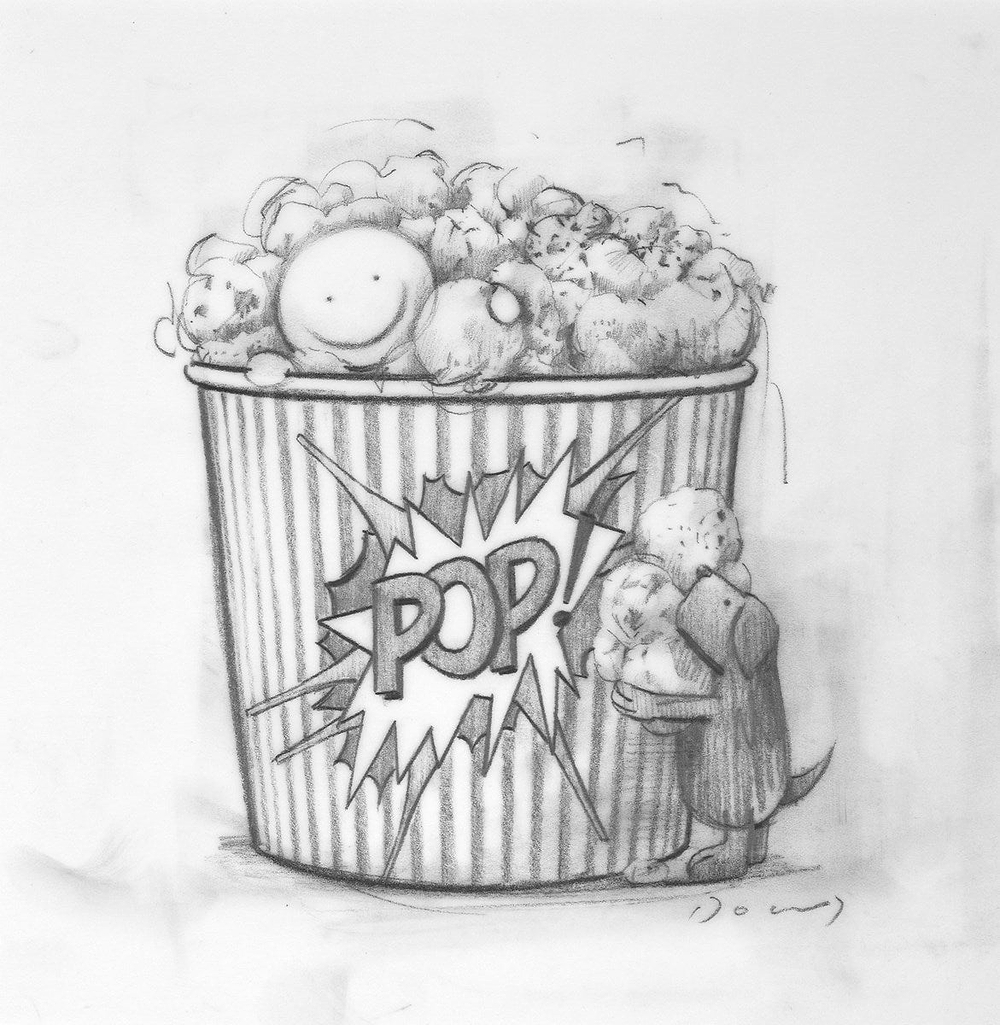 Movie Night II (Sketch)