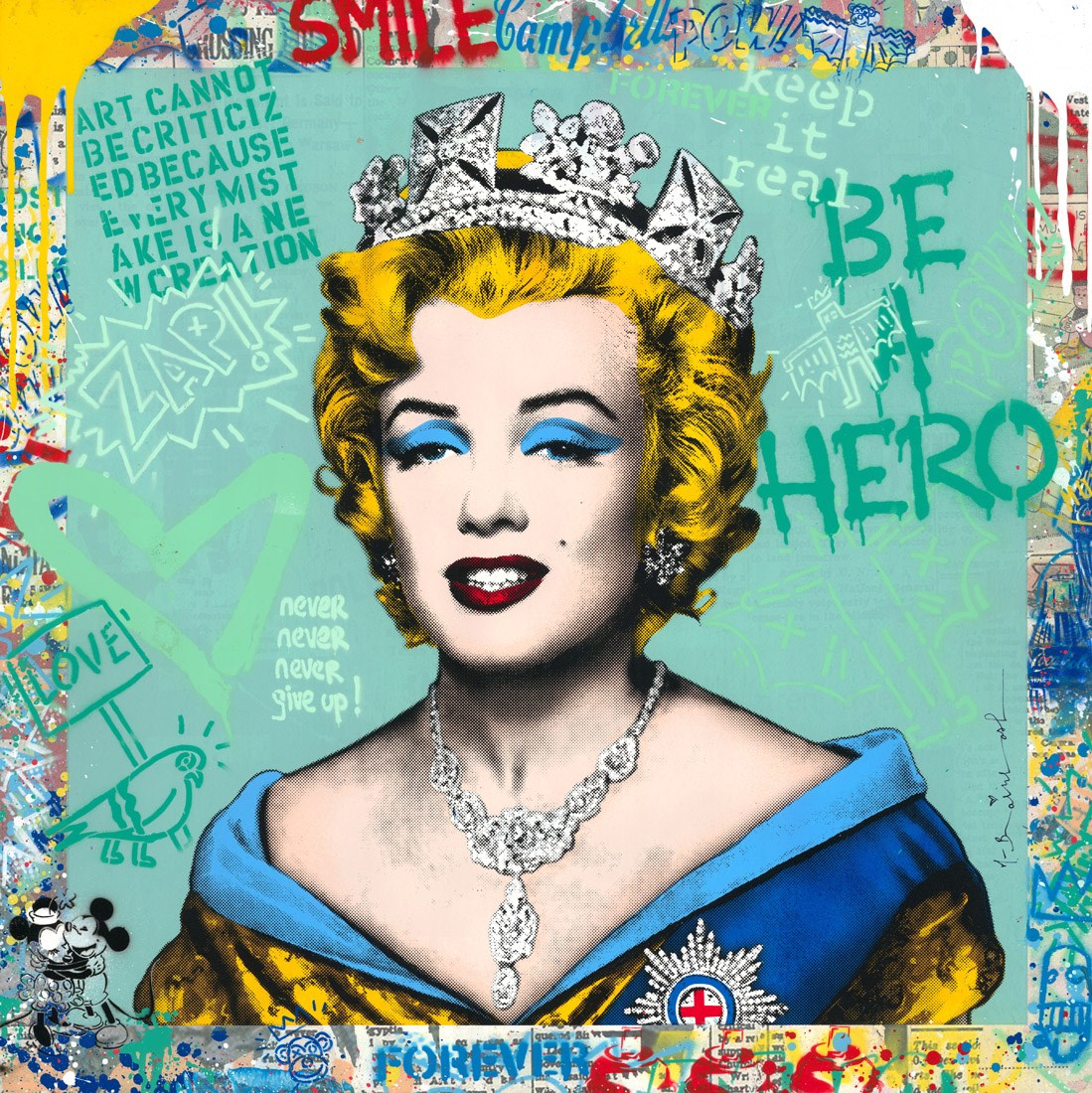 Queen Marilyn - Blue