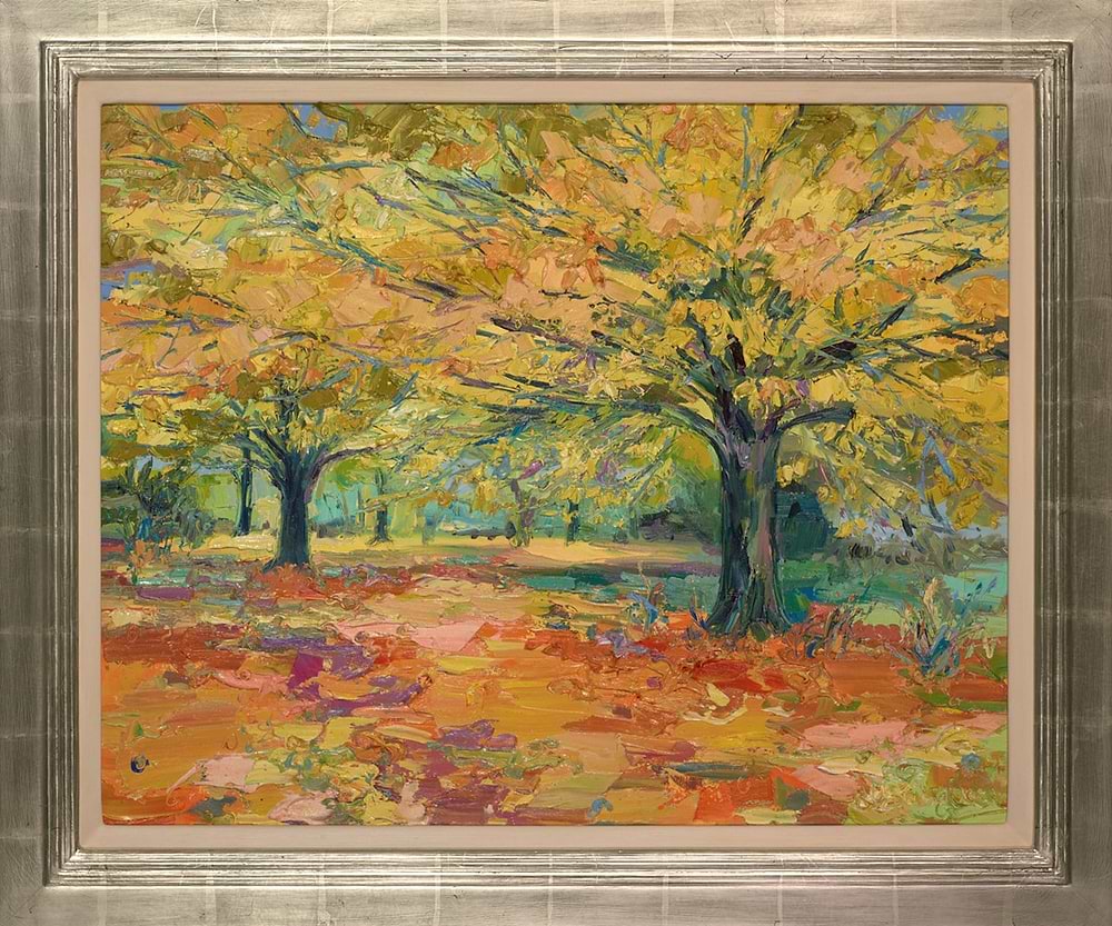 Under Autumn Trees, Hampstead Heath