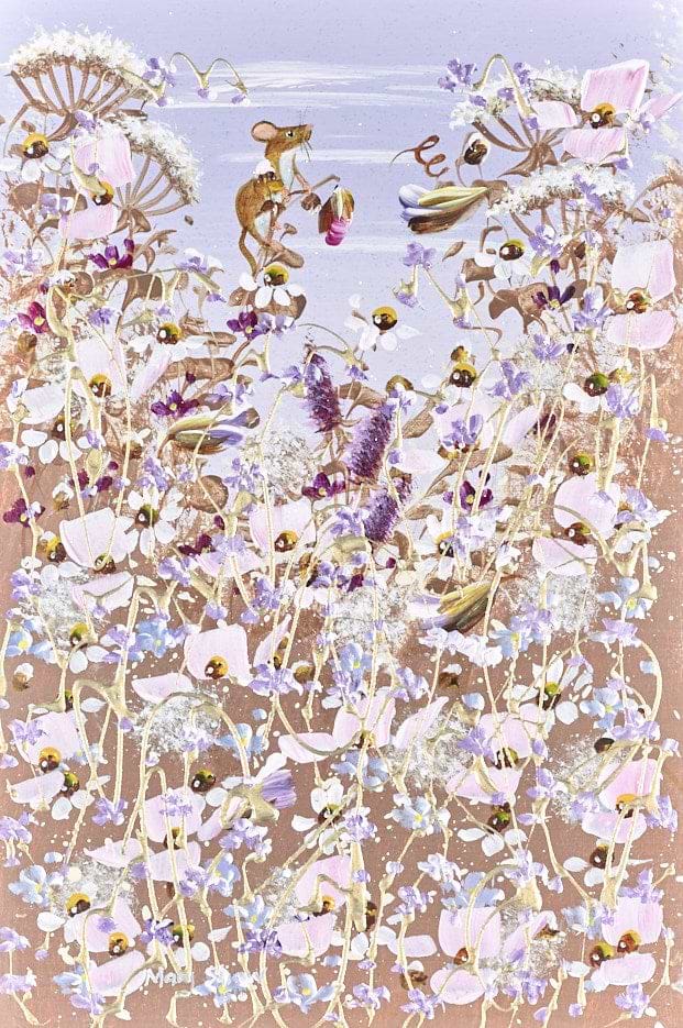 Wildflowers And A Fieldmouse