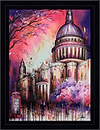 Sunset On St. Paul's (Framed)