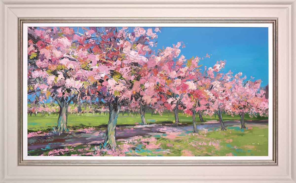 Sun On Cherry Trees | Judith Bridgland - Clarendon Fine Art