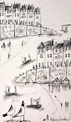 Relaxing at the Harbour (sketch)