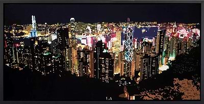 Victoria Peak at Night II,Hong Kong (Framed)