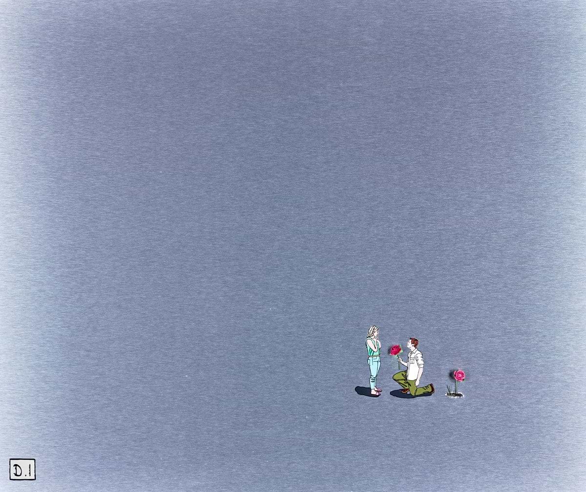 Man With Flowers IV