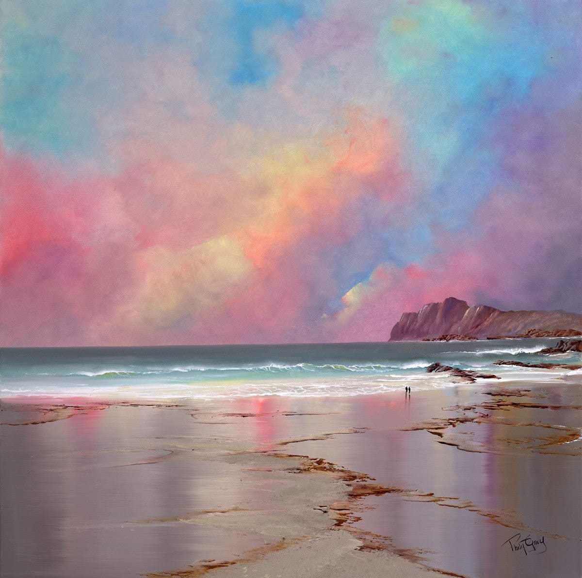 Relaxing Walk On The Beach