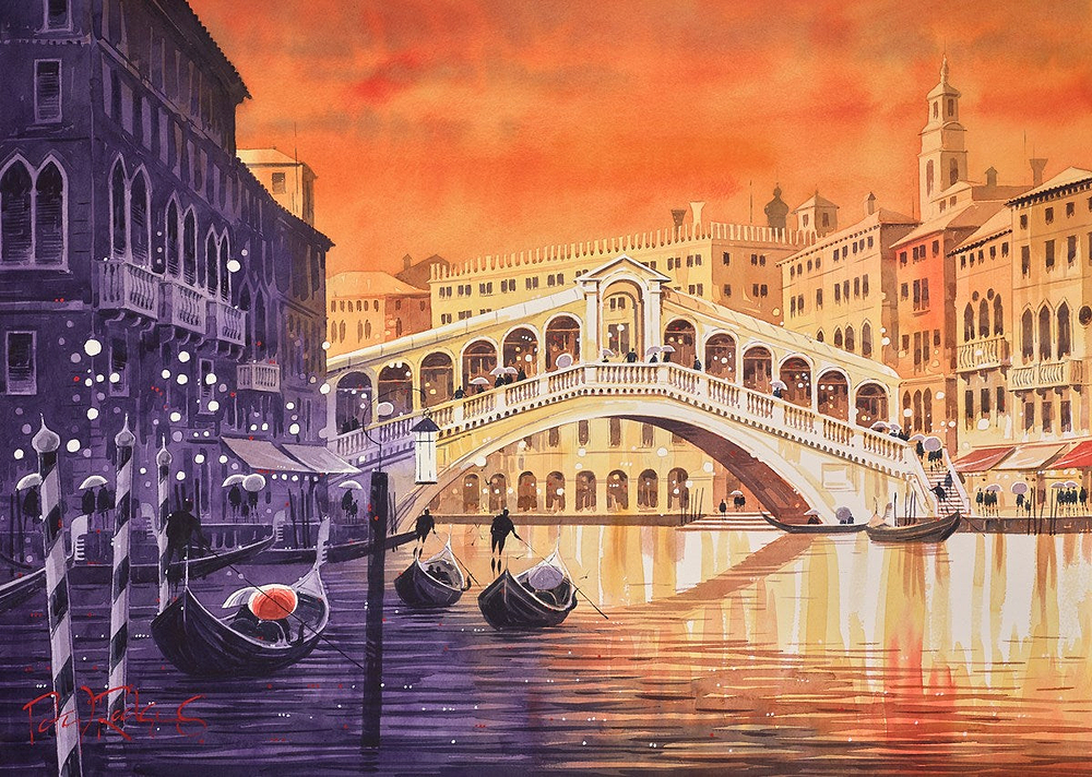 Rialto Reflections - Venice