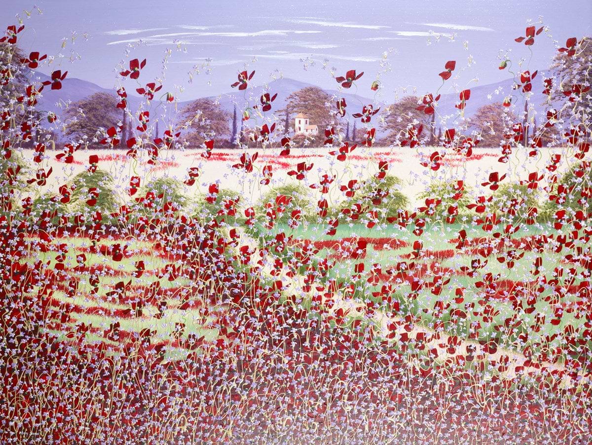 Radiant Red Poppies V