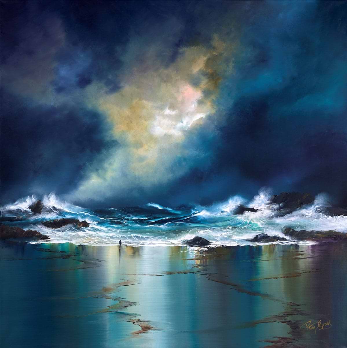 Watching The Stormy Sea