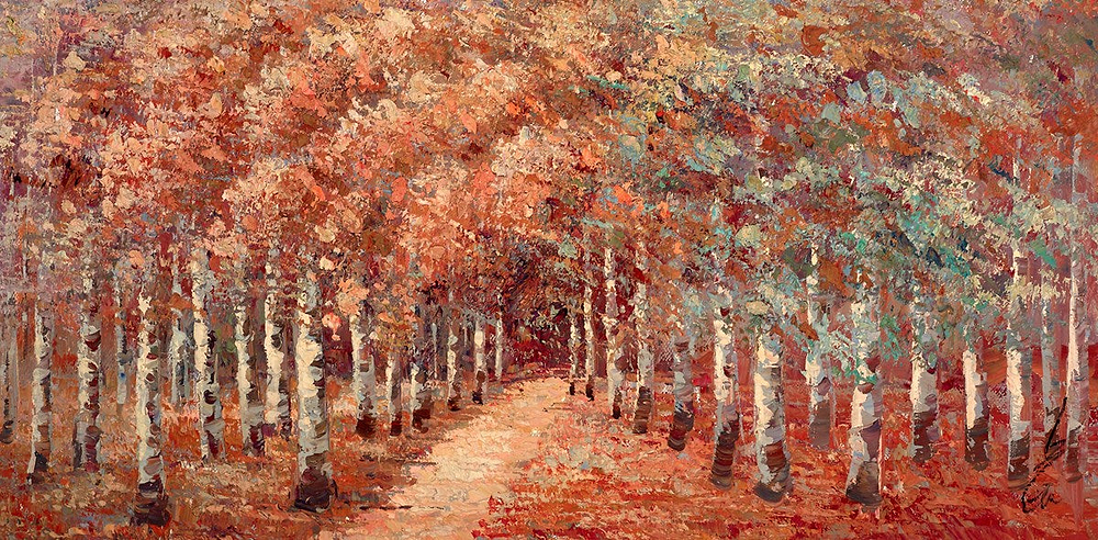 A Golden Forest Pathway