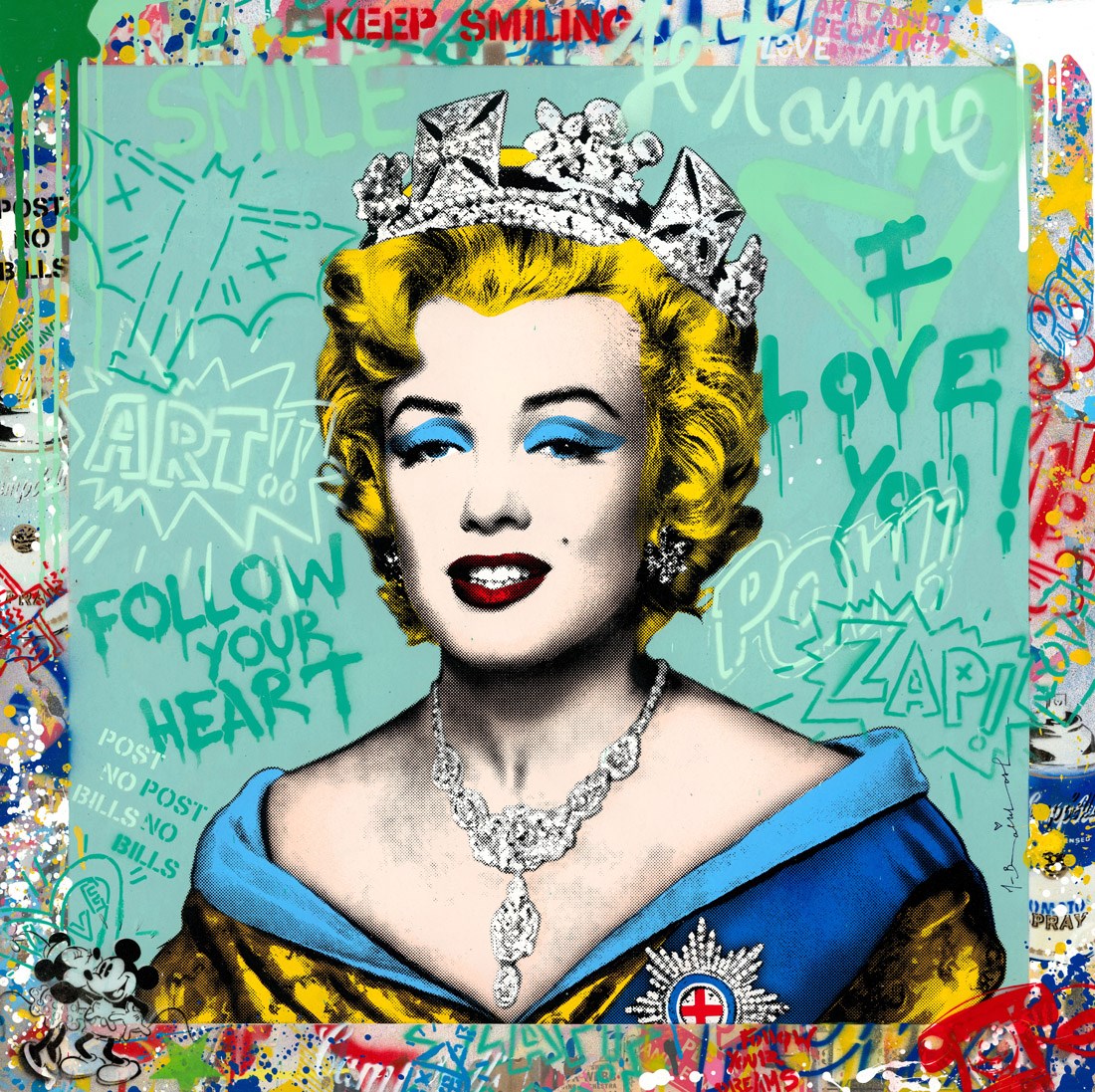Queen Marilyn - Blue