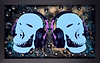 Music Lover-Double Skulls (Blue)
