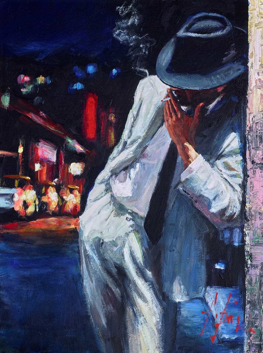 Boulevard With Red Sign II