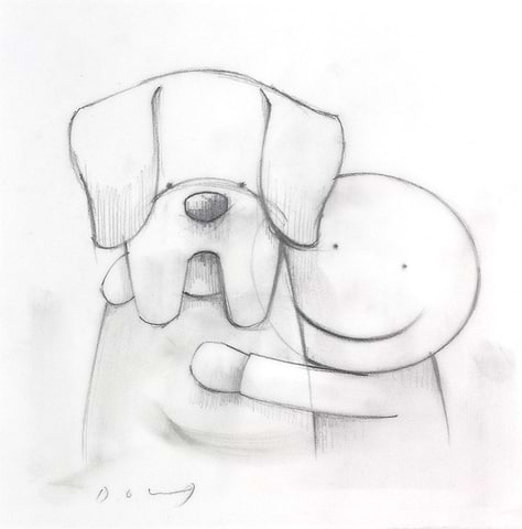 Always By Your Side With Dog II (Sketch)
