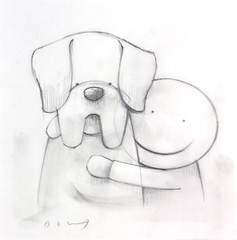Always by Your Side with Dog II (sketch)