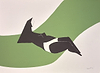 Reclining Figure on Green Wave