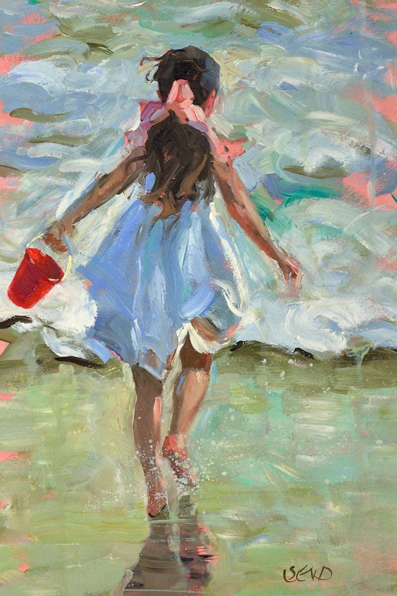 Splashing In The Surf