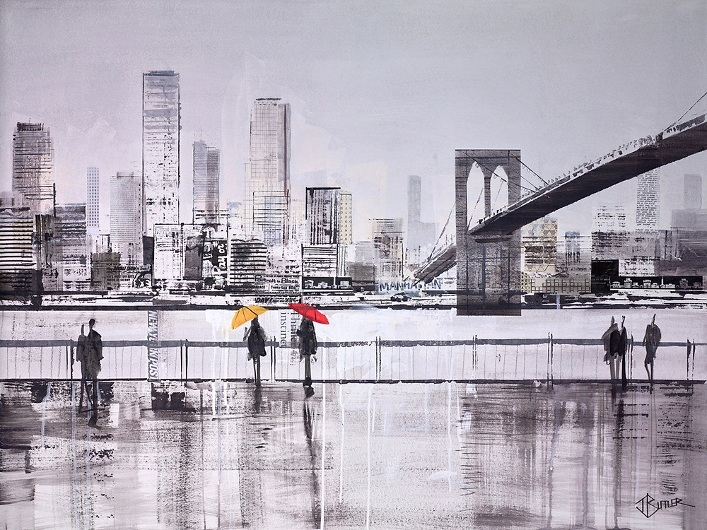 Red Brolly , Yellow Brolly Study , New York