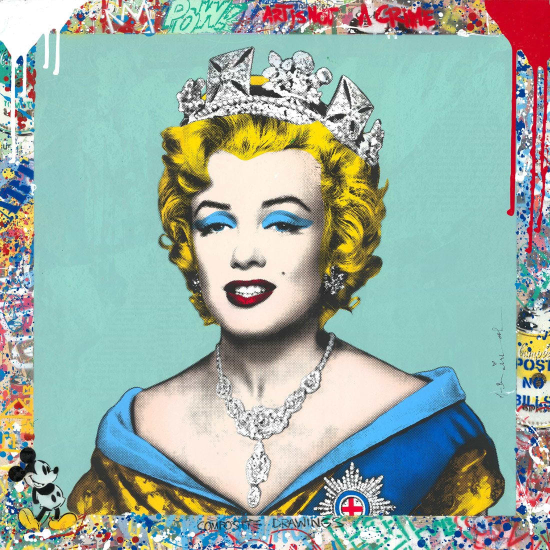 Queen Marilyn - Blue
