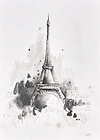 Eiffel Tower , Paris (sketch)