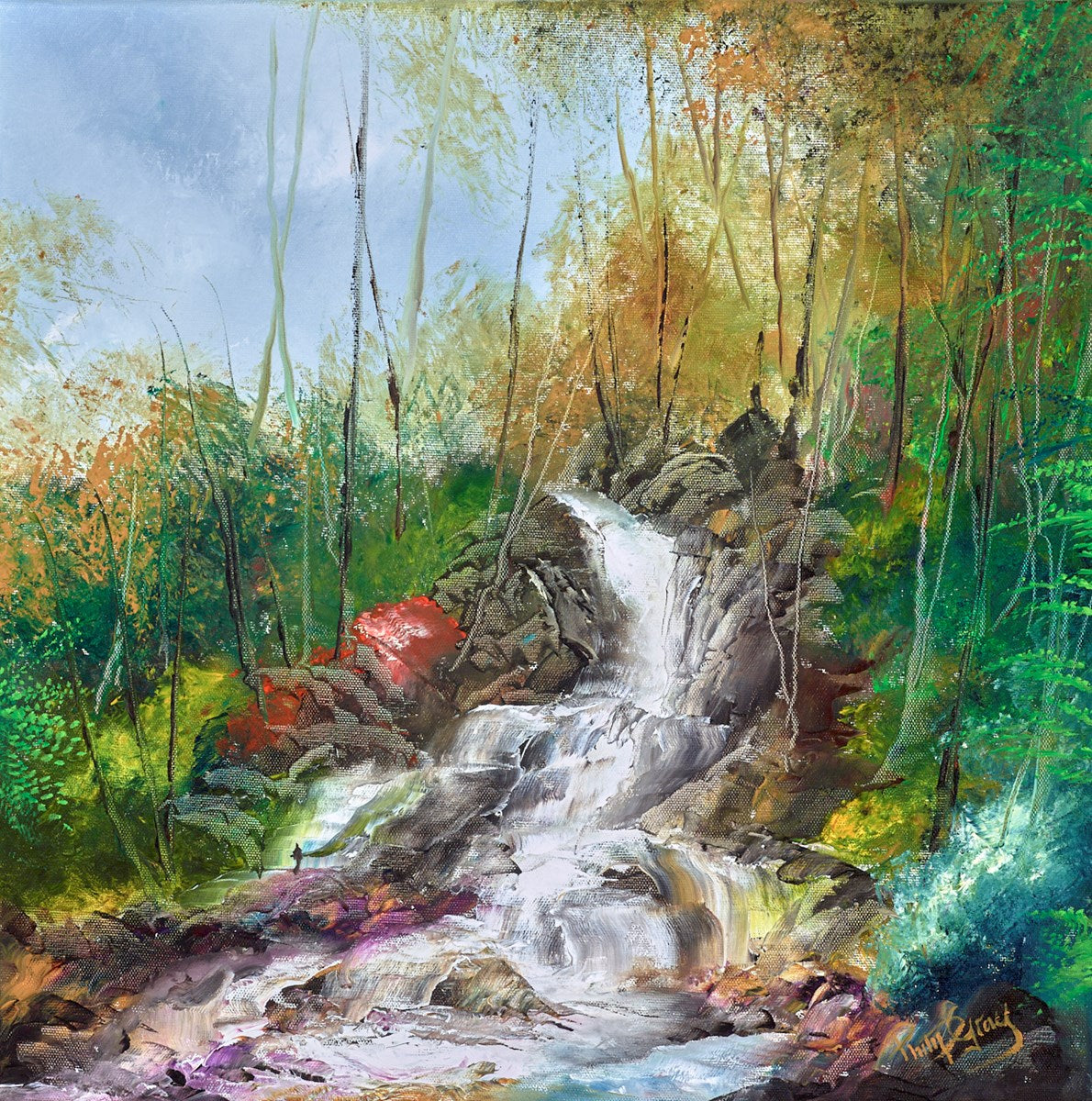 Forest Waterfall II