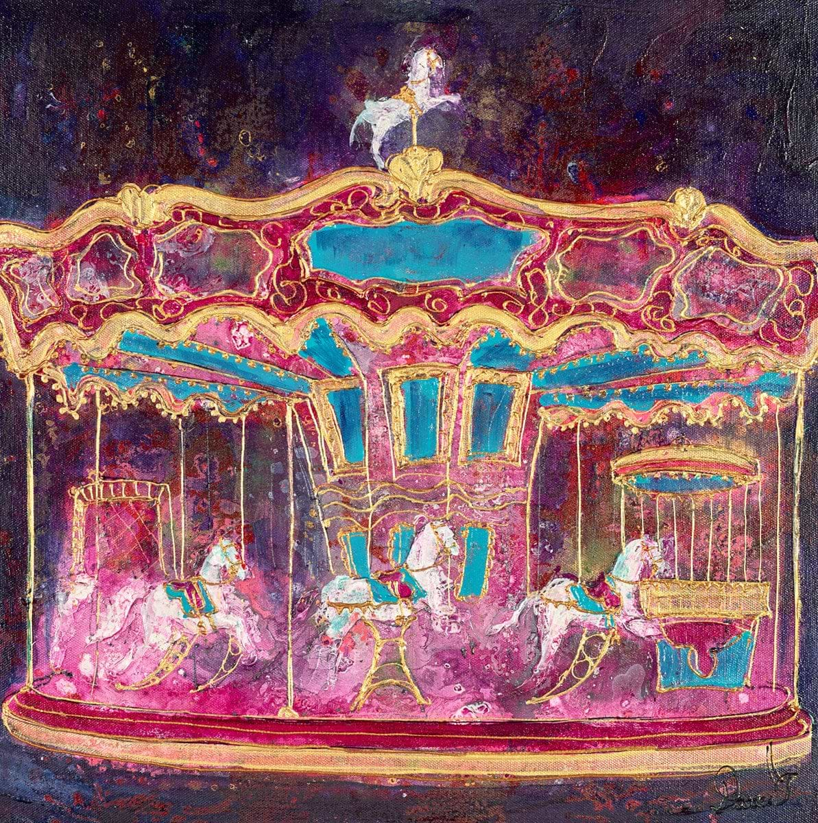 Magenta Carousel