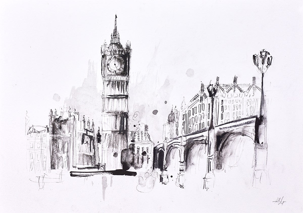 Big Ben London - (Sketch)