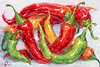 Variety of Chillies