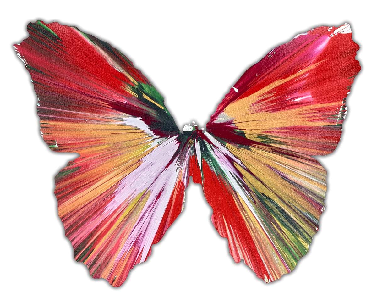 Butterfly Spin Painting | Damien Hirst - Clarendon Fine Art