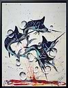 Marlins Jump for Joy (Framed)