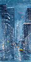 Raining in New York