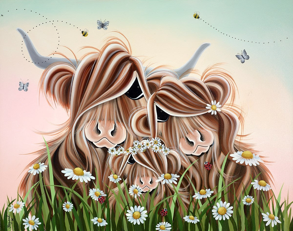 Three Daisey Moo's