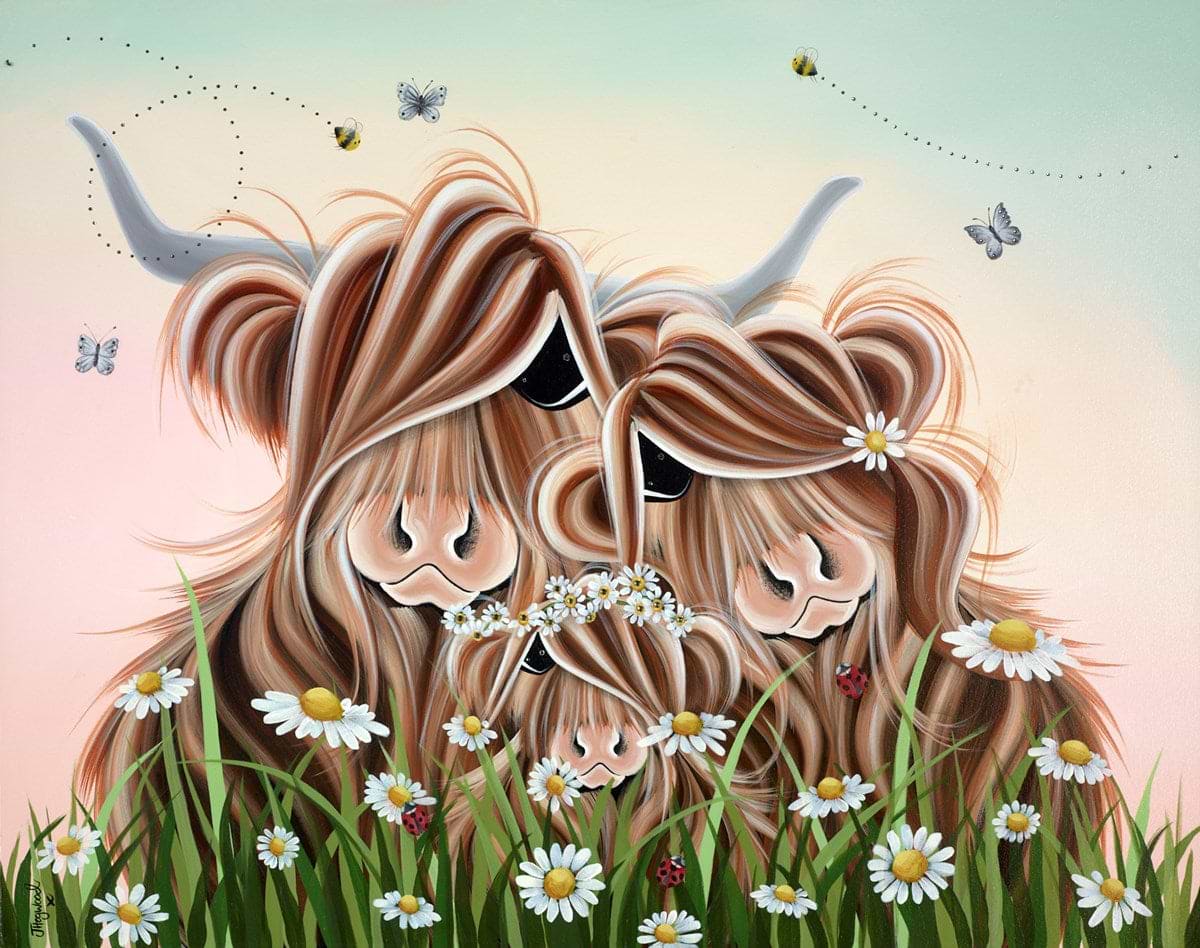 Three Daisey Moo's