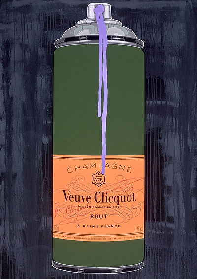 Veuve Black (purple drip)