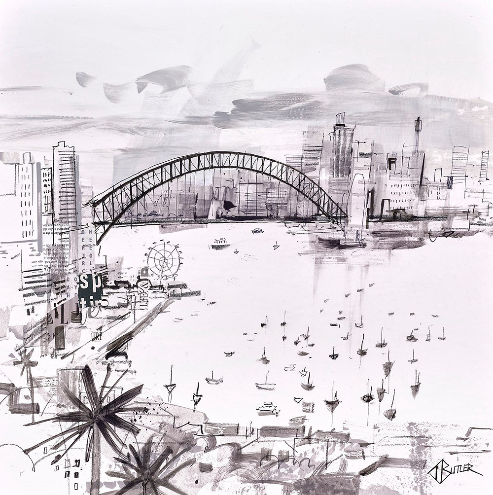 Harbour View Sydney Study