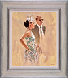 Standing Couple At Ascot (Framed)