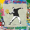 Banksy Flower Thrower